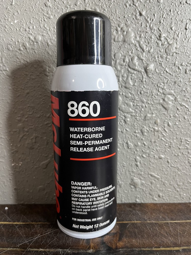 McLube 860 Waterborne Heat-Cured Semi-Permanent Release Agent Spray 12 Ounces