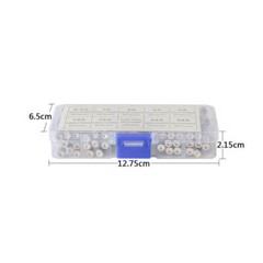 6x30mm 72 Car Boat Quick Blow Glass Tube Fuse Assorted Kit Fast-blow Glass Fuses