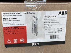 ABB 200A Main Breaker Panel TMC42420C ,42CRT 3P 4W Indoor Enclosure Load Center