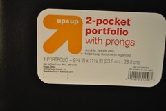 25-PACK UP & UP 2-POCKET PORTFOLIO W/ PRONGS BLACK 9-3/8″ X 11-3/8″ 081031257R00