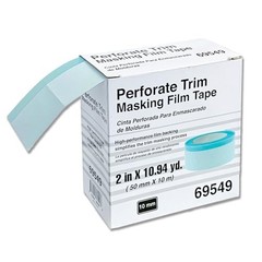 Perforated Trim Masking Tape, 10 mm Hard Band, 50 mm x 10 m