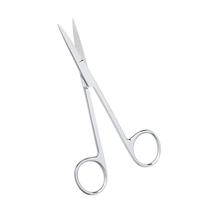 IRIS Scissor, 4.5″ , Straight Blades, Sharp/Sharp, Heavy Pattern, Premium