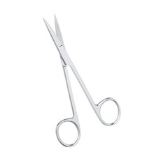 IRIS Scissor, 4.5″ , Straight Blades, Sharp/Sharp, Heavy Pattern, Premium