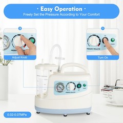 Suction Machine Emergency Medical Portable Aspirator Vacuum Phlegm Unit Mucus