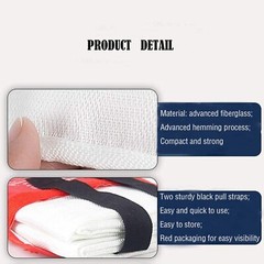 Emergency Fire Blanket Fiberglass Suppression Flame Retardant Home Fire Blanket