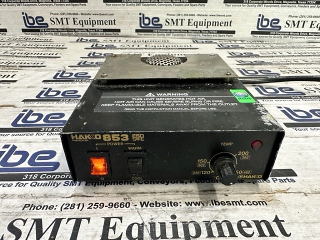 Hakko 853 ESD Safe Preheater – 853-2 w/Warranty