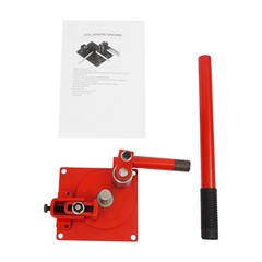 Manual Rebar Bender, Rod Bar Bender w/ 7 Bearings, Heavy-Duty Rebar Bending Tool