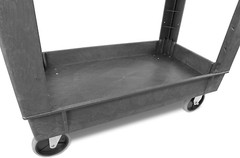 16*30 Inch Polypropylene Service Cart Heavy Duty 500 lbs Tools Organizer Rolling