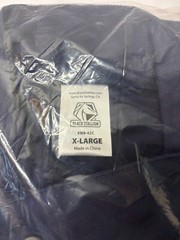 REVCO Black Stallion FN9-42C 9 oz. 42″ Navy Flame Resistant Cotton Shop Coat