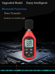 UNIT Digital Bluetooth Sound Level Meter Decibel Noise Tester 30-130dB UT353BT