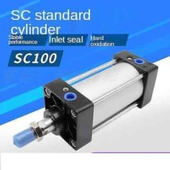 SC100*50 /100mm Bore 50mm Stroke Compact Double Acting Pneumatic Air Cylinder