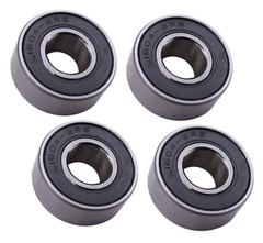 (4 Each) 1604-2RS Sealed Radial Ball Bearing 3/8 ID X 7/8 OD X 11/32 Wide SpinCo