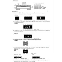 0603 SMD Resistor Network 8P(2*4) ±1% 10 ohm to 1M ohm 60 Values available