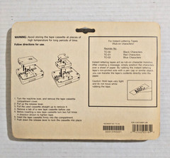Brother P-Touch Tape Cassette Labels 4 Pack Black on Red Green Yellow Blue TC-50