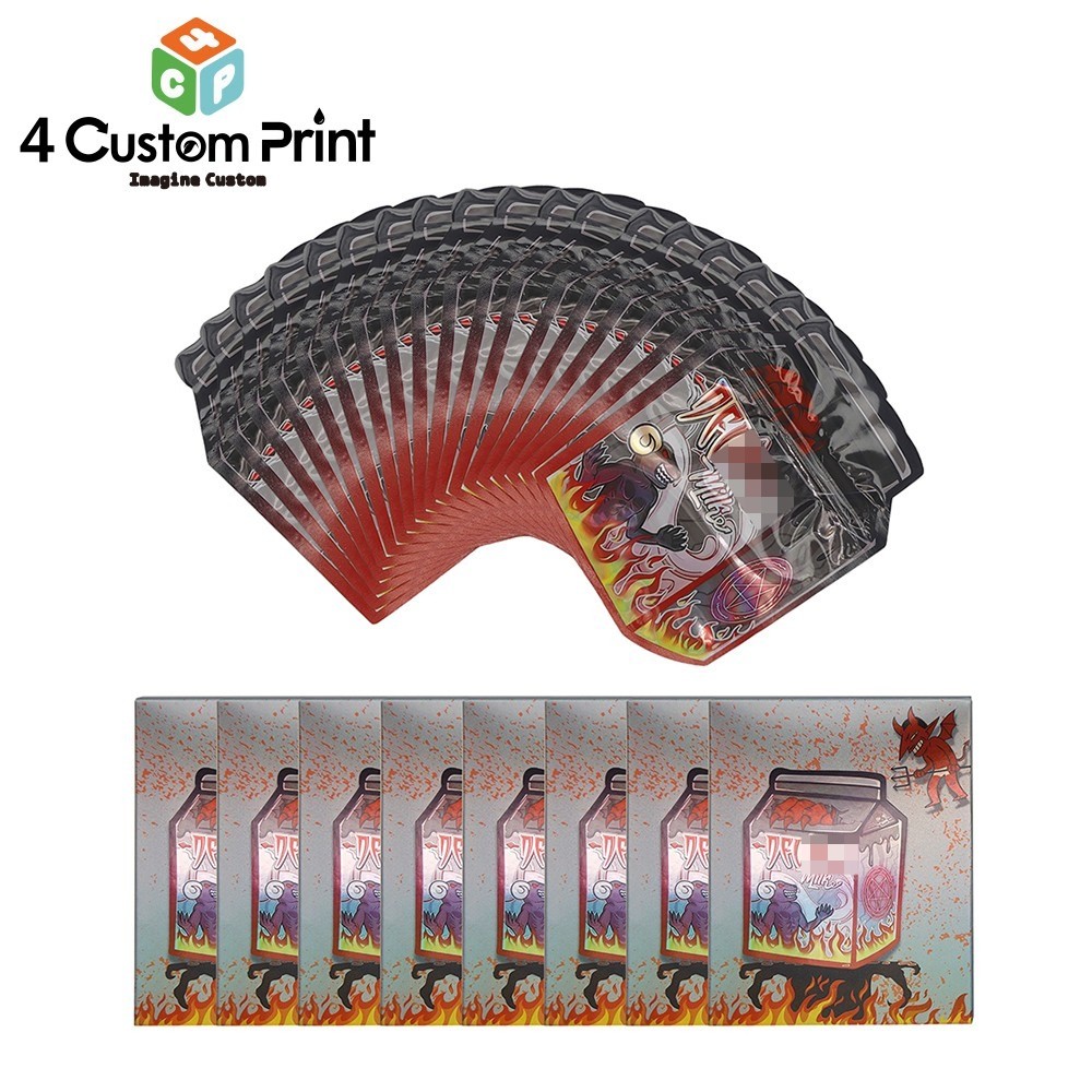 25 Sets Mylar Foil Bags Smell Proof Zip Seal Pouch 3.5g Resealable For Candy
