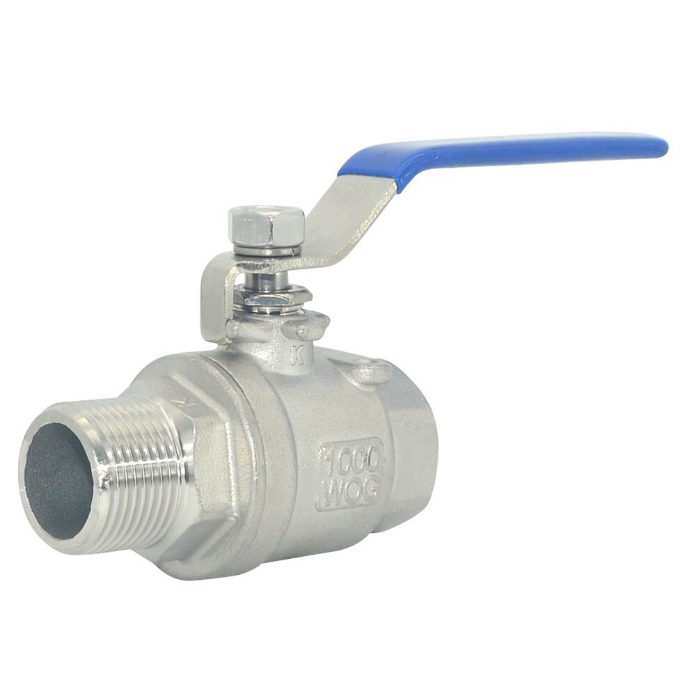 US STOCK 3/4 0.75 in NPT thread MALE – Female Full Port Ball Valve Stainless 304