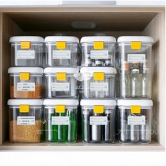 1000 Labels for Food Containers, No-Residue 1 X 2 Inches, Blue
