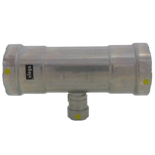 Viega MegaPressG 25381 Pipe Tee, 2 x 2 x 1/2 in