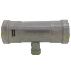 Viega MegaPressG 25381 Pipe Tee, 2 x 2 x 1/2 in