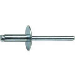 Large Flange Pop Rivets All Steel Dome Head Blind Every Size and Length