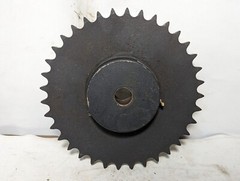 Martin 50B36 Welded B Sprocket – Bored to Size – B Hub, 36 Teeth, 0.7500 in Stoc