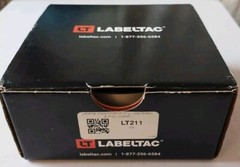 LabelTac LT211 Indoor/Outdoor Vinyl Label 2″ x 150′ CLEAR New
