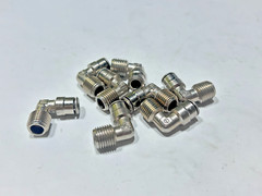 (8) Weatherhead 1169x4x4 1/4″ Tube x 1/4″ MNPT Push-Connect 90 DEG SWVL Male Elb
