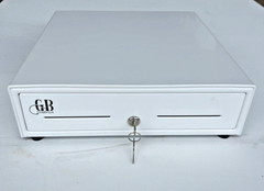 Square Cash Drawer 13″ Cash Register POS System 3 Unlocking Ways RJ11 (White)