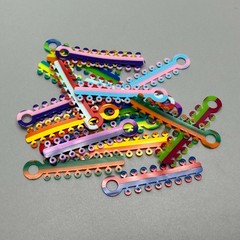 1040/320pcs Orthodontic Dental Elastic Ligature Ties Rubber Ortho Braces Bands