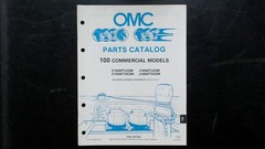 OMC 100 Commercial Models Parts Catalog 433795 1990 Outboard Marine