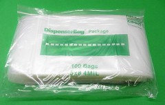 100 Reloc Zippit Bags 5×8 4mil Reclosable Clear H.D. 4 Mil Zip Top Seal Locking