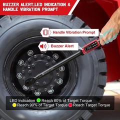 1/2-inch Digital Torque Wrench(3.8-250.8Ft.Lb/5.1-340Nm) ±1% Accuracy Digital…