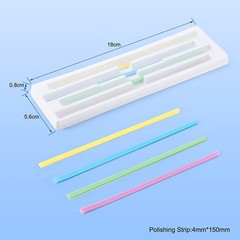 60pcs Dental Polishing Strips Polyester coated Coarse/Medium /Fine/Extra fine