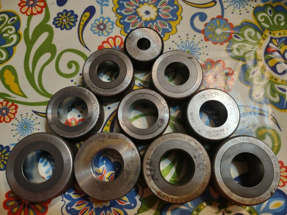 Master Setting Ring Gages-METRIC – 14.50MM – 30.59MM – 10 PCS SOLD BY EACH