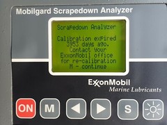 EXXON MOBIL AS-K14483-EM Scrapedown Analyzer for Mobilgard Marine Lubricants