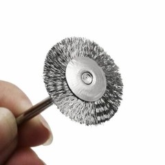 20Pcs Stainless Steel Wire Brush For Dremel Rotary Grinder Removal Wheel Tool US