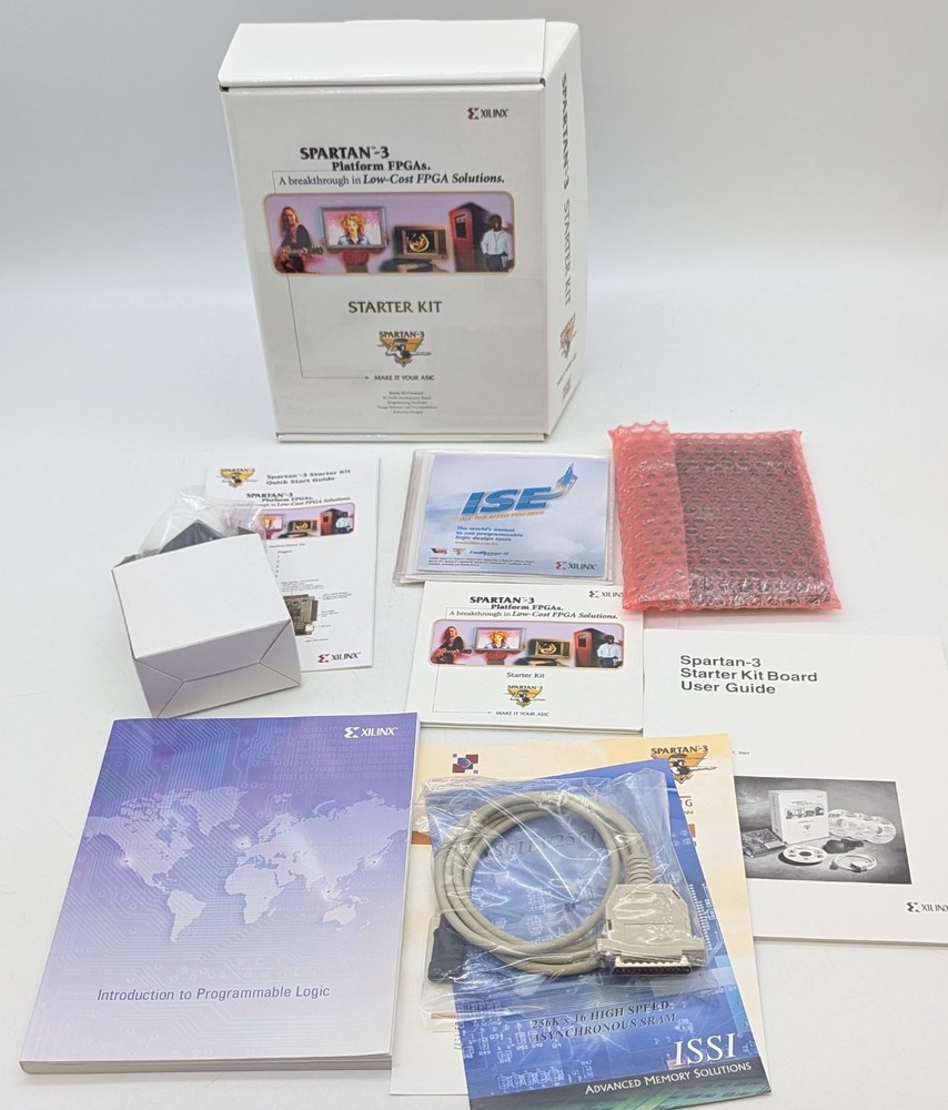 Xilinx Spartan 3 Platform FGPA’s Starter Kit 4-Digit Board – New and Unused