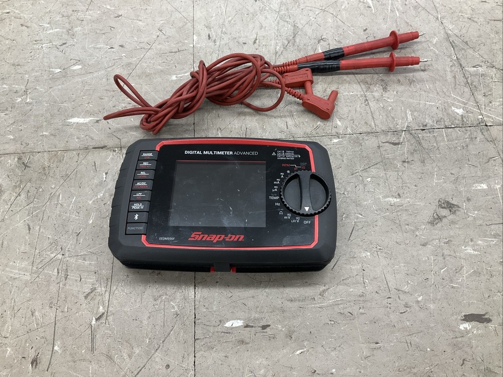 Snap-on EEDM596F Advanced Digital Multimeter True-RMS Bluetooth Automotive DMM