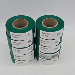Lot of 10 Presco PresGlo Texas Roll Flagging Tape 3 Mils 1-3/16″ x 300ft Neon