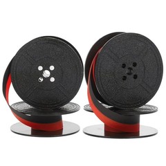 Nylon Typewriter Ribbon Set Easy to Install and Replace Red and Black Ink