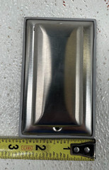 CALBRITE STAINLESS S607VGCVRS Single Gang GFCI Receptacle Cover, Plate, & Gasket
