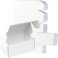 9X6X4 Shipping Boxes, 30 Pack White Mailer Boxes for Small Business, Medium Corr