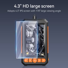 1080P Industrial Endoscope Camera Single Dual Lens 4.3” Car Inspection IP67