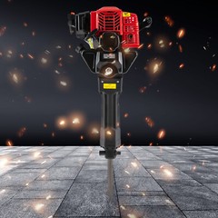 52cc Gas Gasoline Demolition Jack Hammer Concrete Breaker Punch Drill Jackhammer
