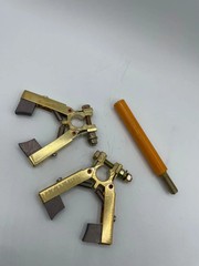2-Ring 2-Way Conductive Ring Slip Ring Sliding Bracelet Copper Ring 100*135mm