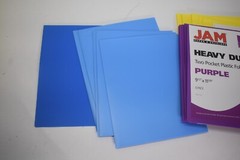 Jam Paper & Envelope Heavy Duty 2 Pocket Folders 9.5×11-5/8″ 18 Pack Multi Color