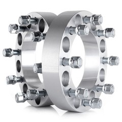 1.5 Inch Wheel Adapters Spacers 8 Lug 14×1.5 Studs 126.15 Bore 2PCS 8×6.5