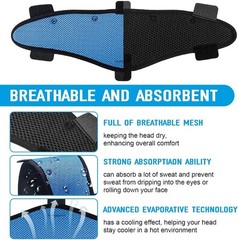 Hard Hat Sweatbands Sweat Band for Safety Helmet Washable Hard Hat Cooling Liner