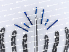 Claviclë S Safety Locking Anatomical Plates 5-9 Hole & LCP Screws 41 Pcs Set Ti