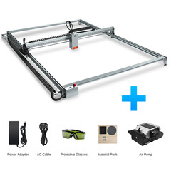 60W Laser Engraver Machine with Air Pump Goggles , Working Area 1000×1500mm
